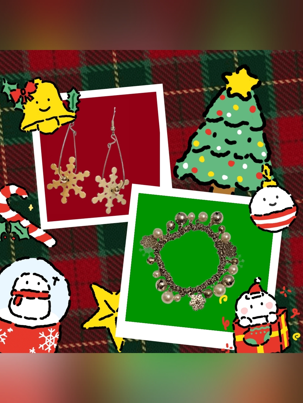 Snowflake Bracelet & Earring Set